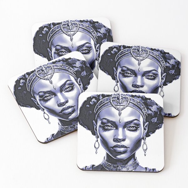 Item preview, A Medieval Vampire Black Woman designed and sold by OnlyClassicArt.