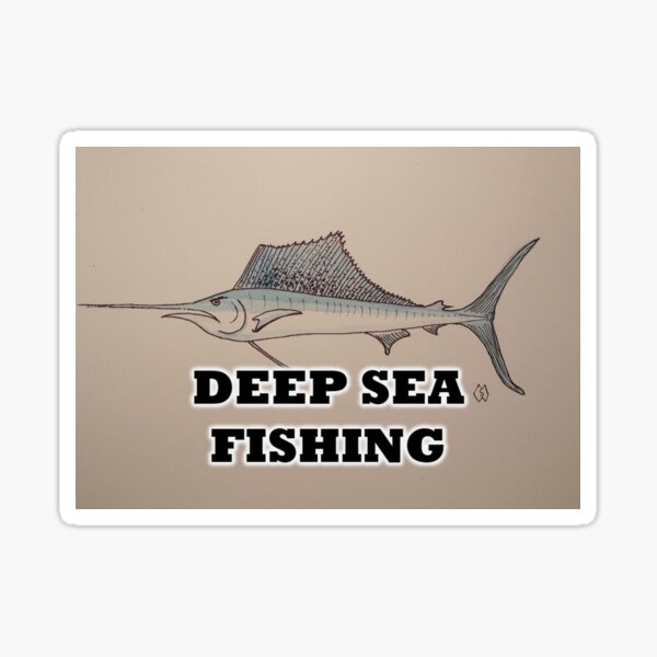 Marlin Fish Decal | Deep Sea Fishing Lover Decal Sticker | Iconic Saltwater  Fisherman Symbol | Fish Decal | Car Decal | Car Sticker