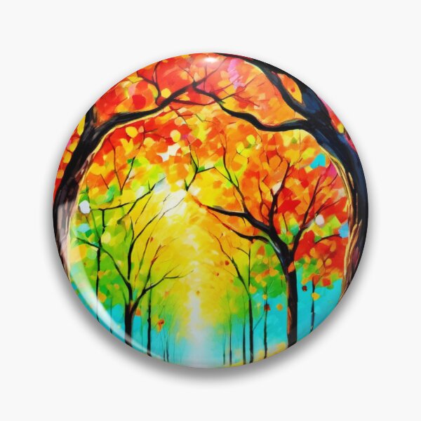 Item preview, Colorful Artistic Trees designed and sold by Health And Fitness Posts e-Store.