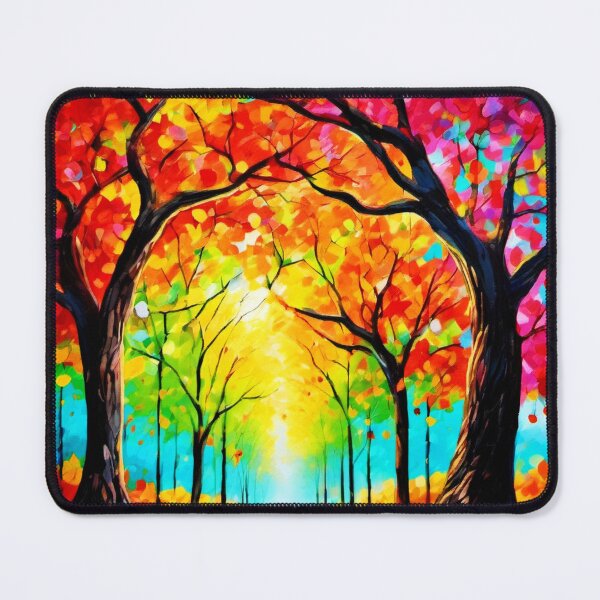 Item preview, Colorful Artistic Trees designed and sold by Health And Fitness Posts e-Store.