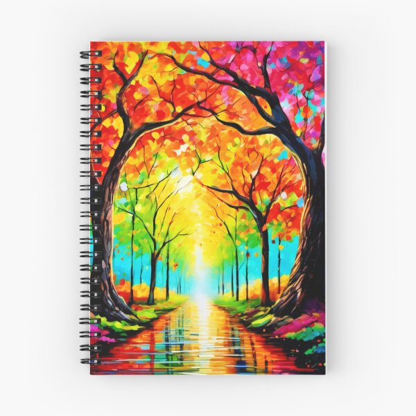 Item preview, Colorful Artistic Trees designed and sold by Health And Fitness Posts e-Store.