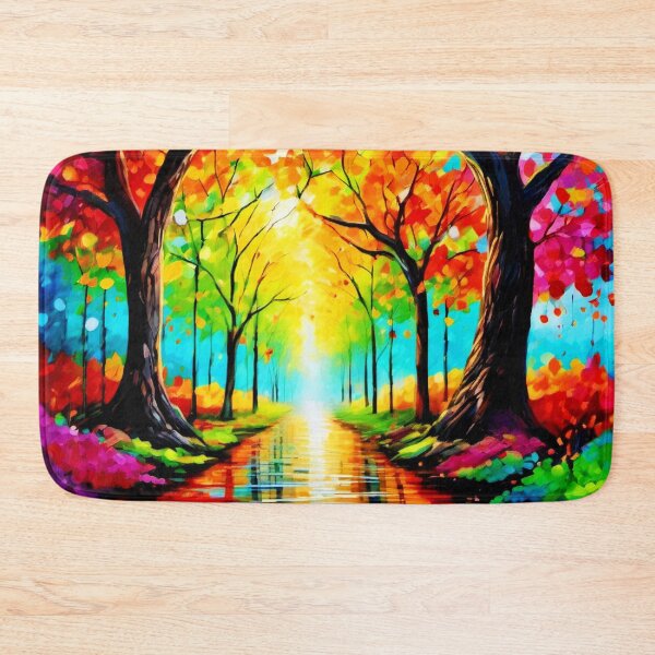 Item preview, Colorful Artistic Trees designed and sold by Health And Fitness Posts e-Store.