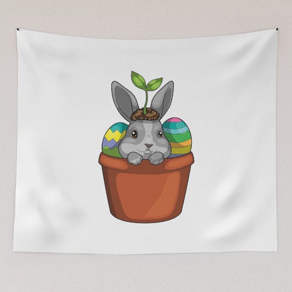 Item preview, Rabbit Easter Easter eggs Plant designed and sold by Snabdesign84.