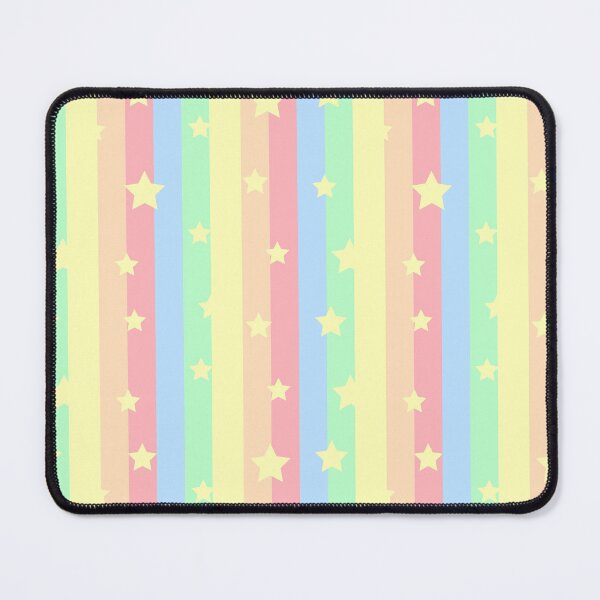 Item preview, Cute Pastel Rainbow Stripes and Stars designed and sold by SpiralBalloon.