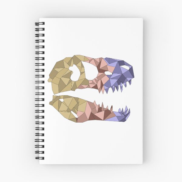 Item preview, SKULL T REX geometric designed and sold by hemp3x.