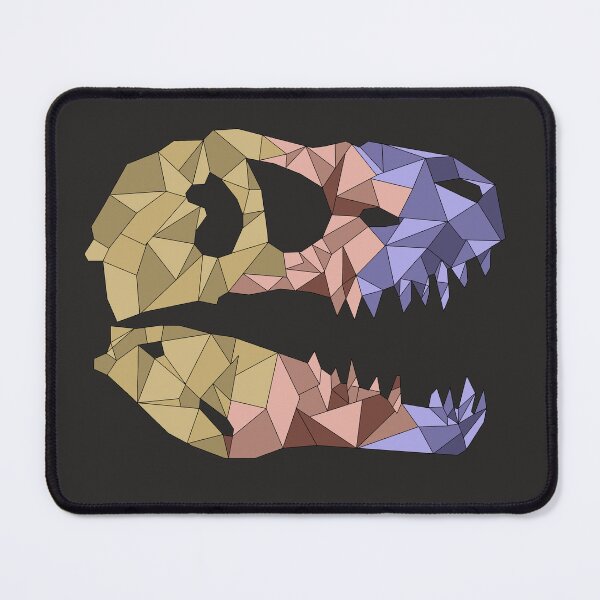 Item preview, SKULL T REX geometric designed and sold by hemp3x.