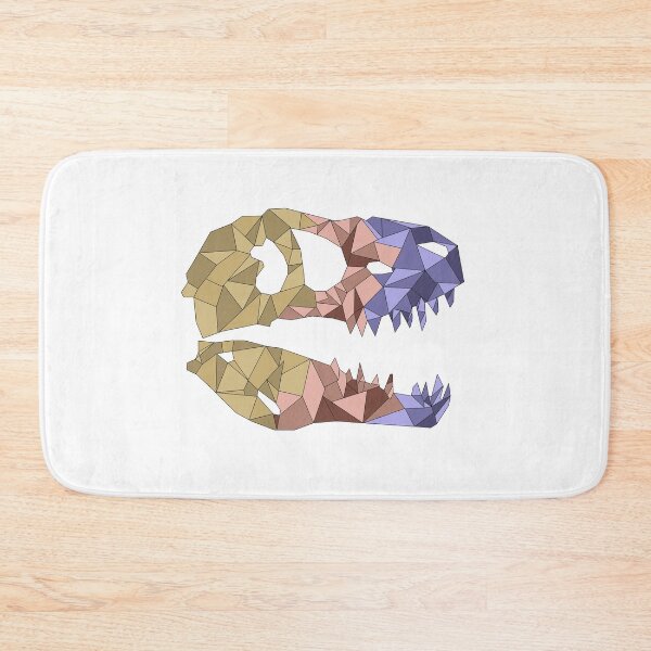 Item preview, SKULL T REX geometric designed and sold by hemp3x.