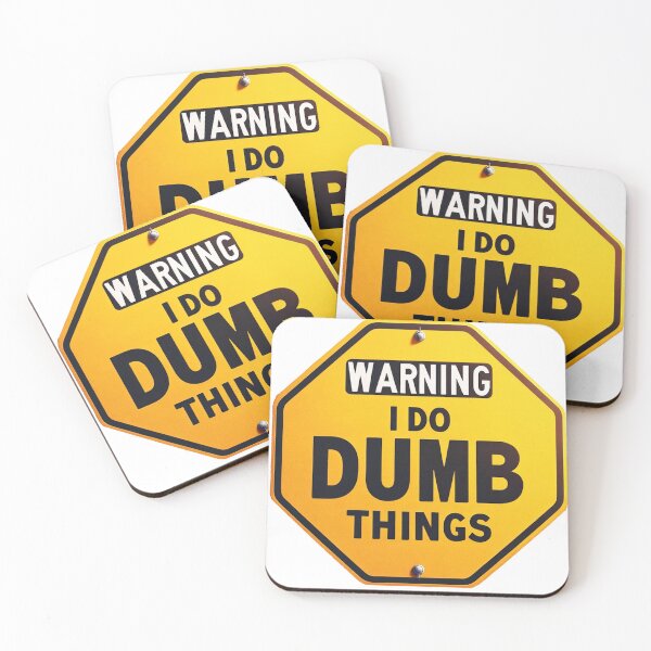 Item preview, Dumb Warning designed and sold by Graffiti-Space.