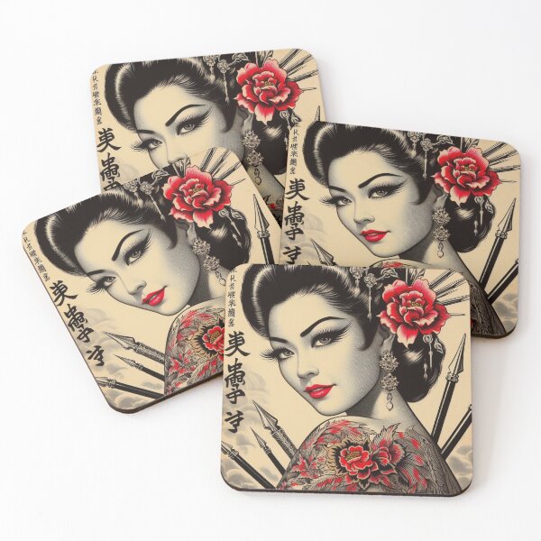 Item preview, Retro Oriental Woman designed and sold by PulpVintage.