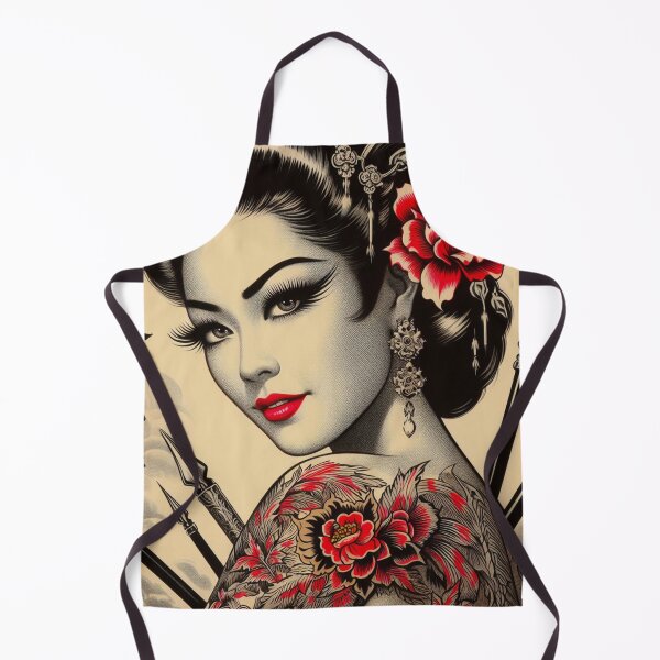 Item preview, Retro Oriental Woman designed and sold by PulpVintage.