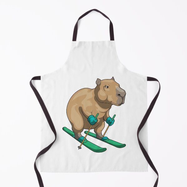 Item preview, Capybara Skier Ski designed and sold by Snabdesign84.