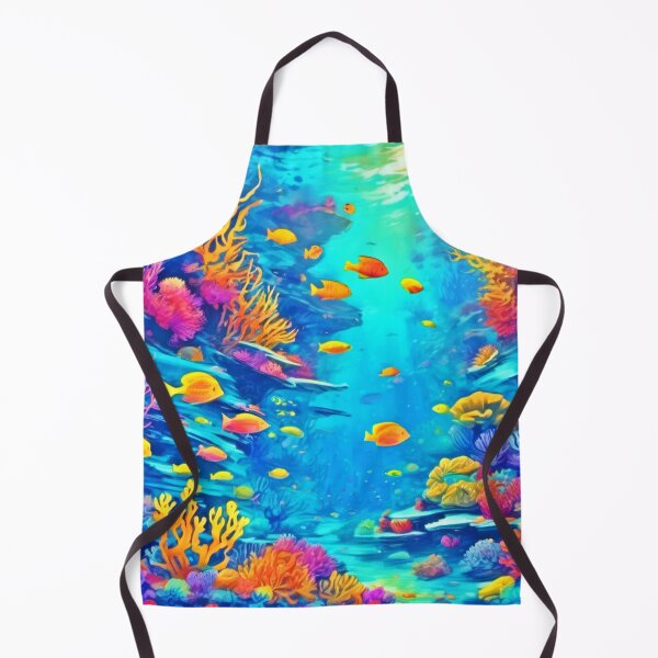 Item preview, Colorful Undersea Scene designed and sold by Health And Fitness Posts e-Store.