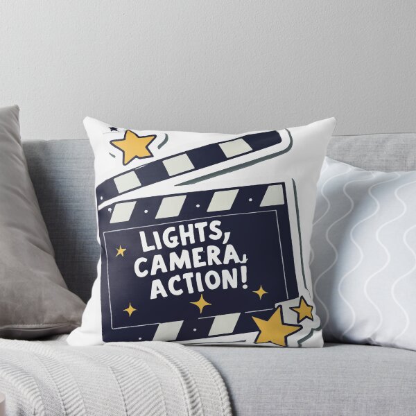 Item preview, Lights, Camera, Action! Hollywood Clapperboard Sticker designed and sold by NiftyWrx.