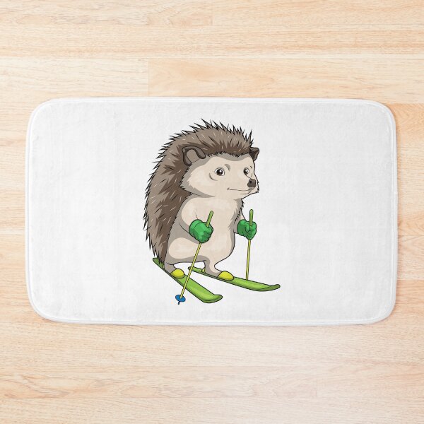 Item preview, Hedgehog Skier Ski Winter sports designed and sold by Snabdesign84.