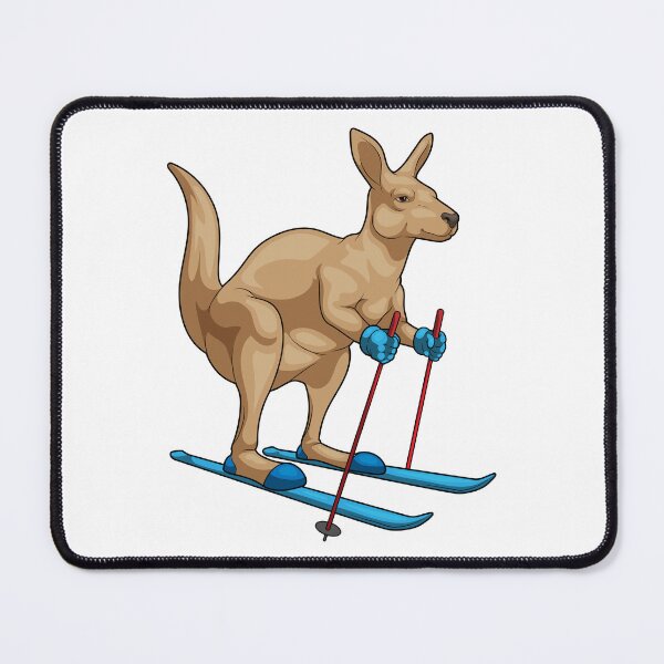 Item preview, Kangaroo Skier Ski Winter sports designed and sold by Snabdesign84.