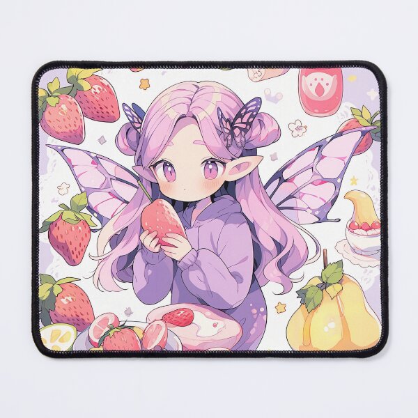 Item preview, Strawberry Fairy Anime Girl designed and sold by bubblegoth.