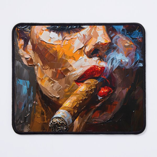 Item preview, Luscious Lines- Abstract Figuratism and the Allure of a Thick Cigar in the Quito School Ambiance designed and sold by OlfactoART Studio.