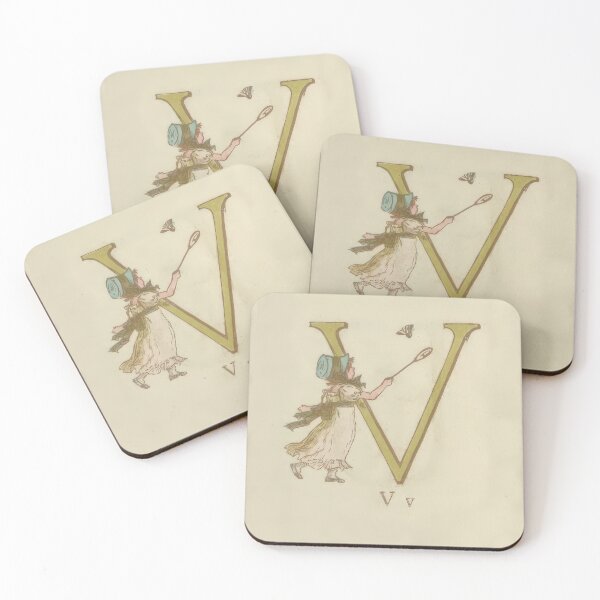 Item preview, Kate Greenaway Letter V designed and sold by stevepaint.