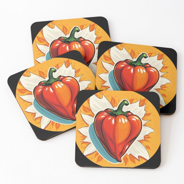 Artikelvorschau, Habanero Chili Pepper Red Hot Spicy Flower entworfen und verkauft von Lindaco.