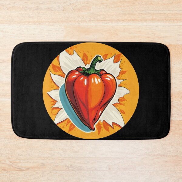 Item preview, Habanero Chili Pepper Red Hot Spicy Flower designed and sold by Lindaco.