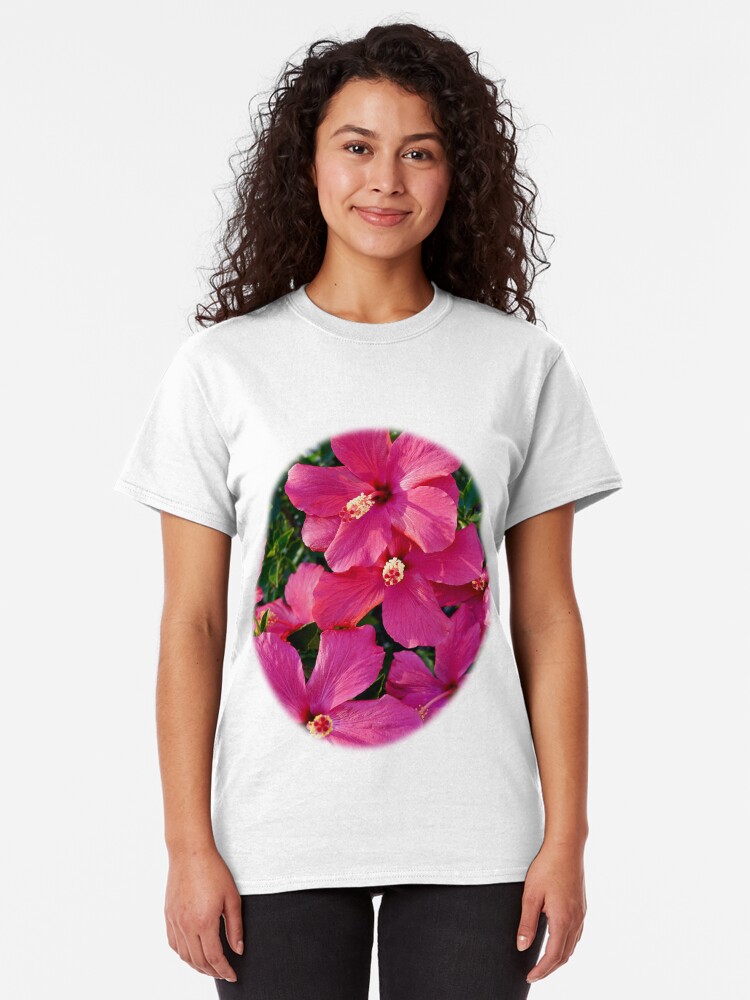 Alternate view of Hibiscus Flowers Classic T-Shirt
