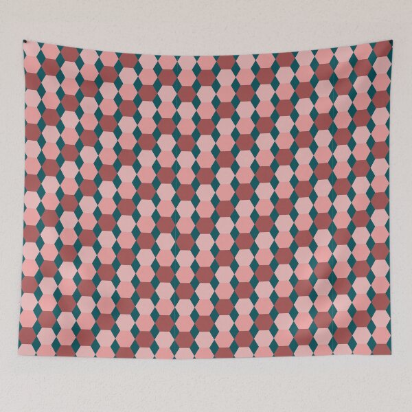 Item preview, Vintage Vibes: Retro Pentagon Pattern designed and sold by Word Wear.