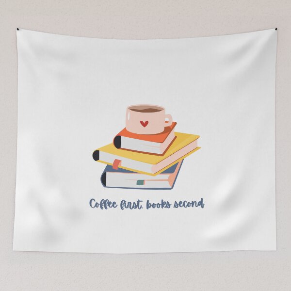Item preview, Coffee and Books Lovers Gift Idea designed and sold by MyAbstractInk.