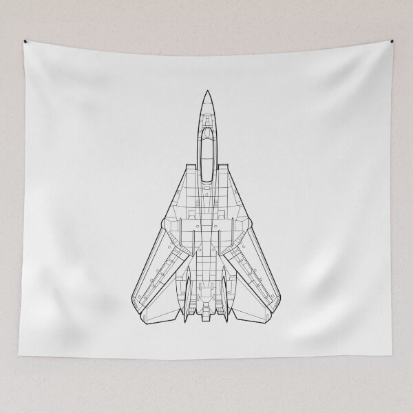 Item preview, F-14 Tomcat - Black Lines designed and sold by FighterStyle.