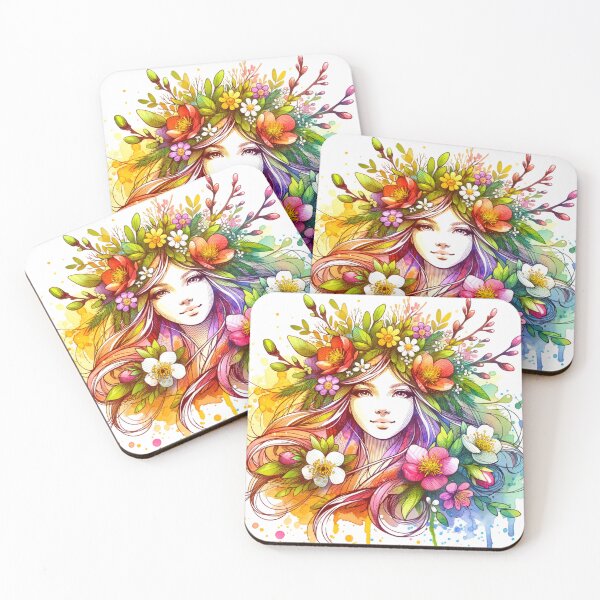Item preview, Spring Flower Maiden designed and sold by DeenaSuzanne.