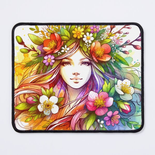 Item preview, Spring Flower Maiden designed and sold by DeenaSuzanne.