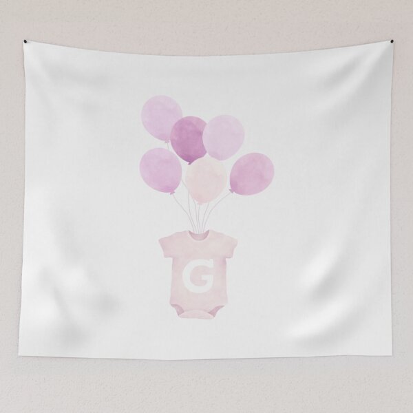 Item preview, Copie de Newborn Girl Balloons "Welcome to our family" princess. designed and sold by DamiCrea82.