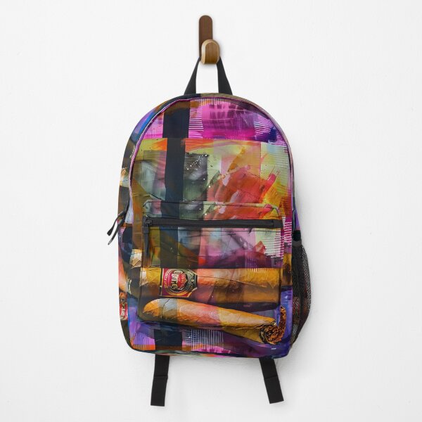 Item preview, Enigmatic Cigar Reverie- Abstract Expressions and Fauvist Hues in a Multifaceted Symphony designed and sold by OlfactoART Studio.