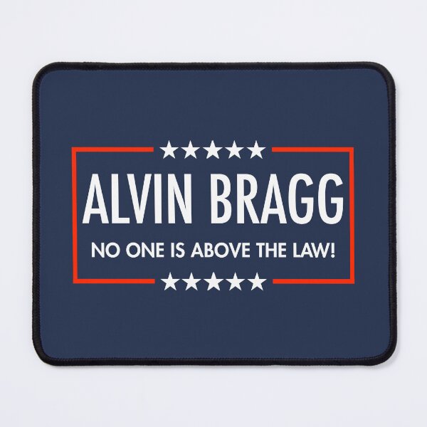 Item preview, Alvin Bragg - NO ONE IS ABOVE THE LAW (Blue) designed and sold by Thelittlelord.