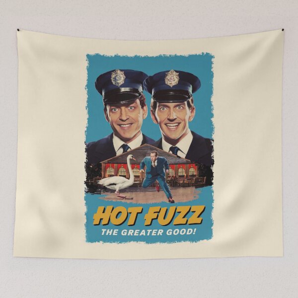 Item preview, Vintage Hot Fuzz Poster designed and sold by greggfriedrice.