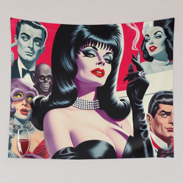 Item preview, Retro Vampire Woman designed and sold by PulpVintage.