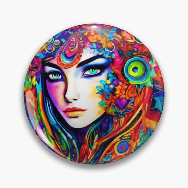 Item preview, Colorful Gaze Artwork designed and sold by Health And Fitness Posts e-Store.