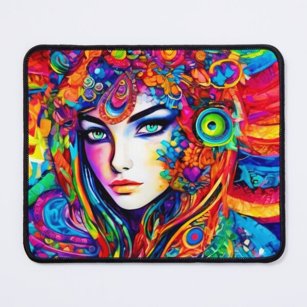 Item preview, Colorful Gaze Artwork designed and sold by Health And Fitness Posts e-Store.