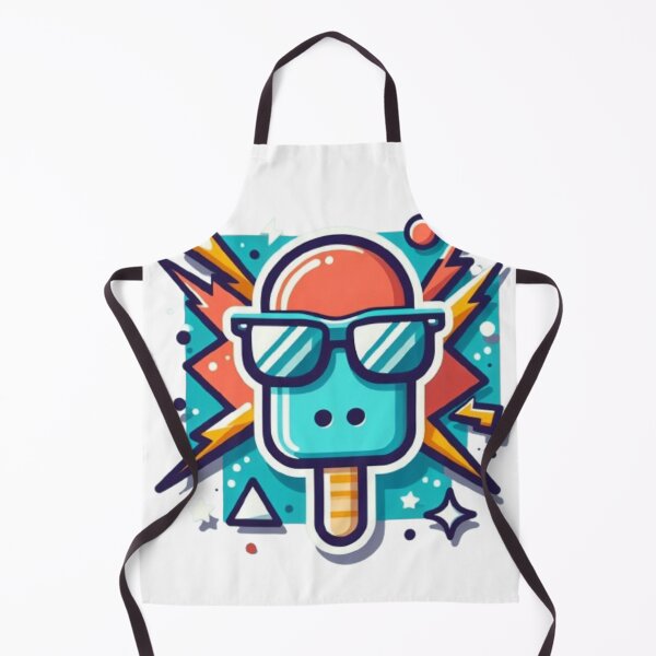 Item preview, "Cool Popsicle with Glasses" Artwork Print designed and sold by DarkSideArtz.