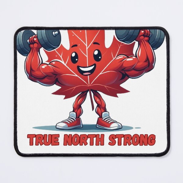 Item preview, Weightlifting Canadian Maple Leaf: True North Strong designed and sold by Stock-Wave.