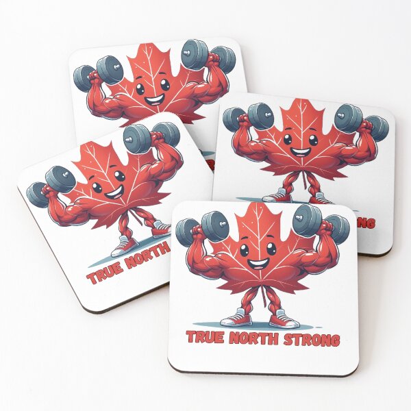 Item preview, Weightlifting Canadian Maple Leaf: True North Strong designed and sold by Stock-Wave.