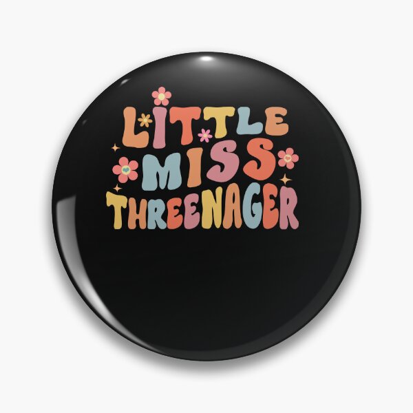 Item preview, Little Miss Threenager Turning 3 Birthday Girl 3 years old designed and sold by clothesy7.