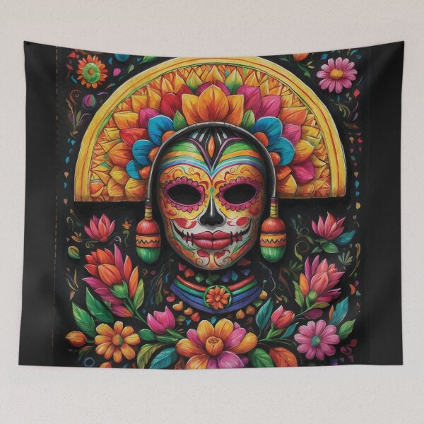 Item preview, Cinco de Mayo Mask with Sombrero designed and sold by Ketique.