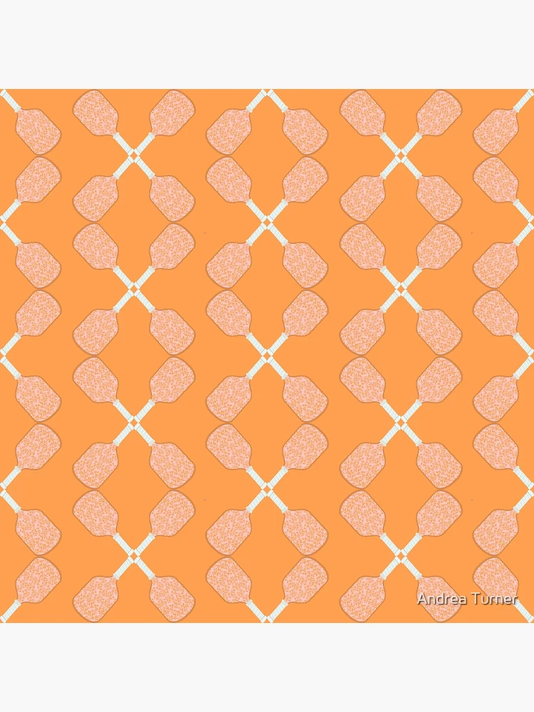 Thumbnail 3 of 3, Poster, Pickleball Rackets Pattern designed and sold by Andrea Turner.