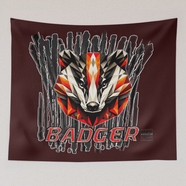 Item preview, badger - wild nature collection designed and sold by Cabrasco.