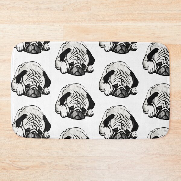 Item preview, Sleepy Pug designed and sold by kinpirks.