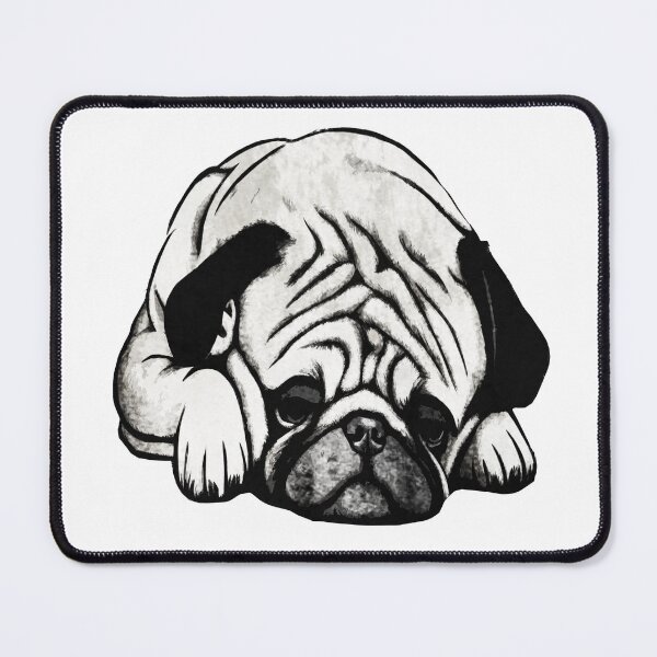 Item preview, Sleepy Pug designed and sold by kinpirks.