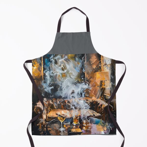 Item preview, Smoky Opulence - Brushstrokes of Luxurious Leather and Masculine Vibes in the Lounge designed and sold by OlfactoART Studio.