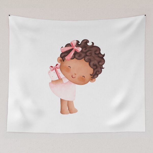 Item preview, Girl Baby happiness, Watercolors "Welcome to our family" princess. designed and sold by DamiCrea82.