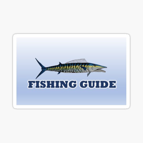 Fishing Guide- wahoo Sticker for Sale by Matt Starr