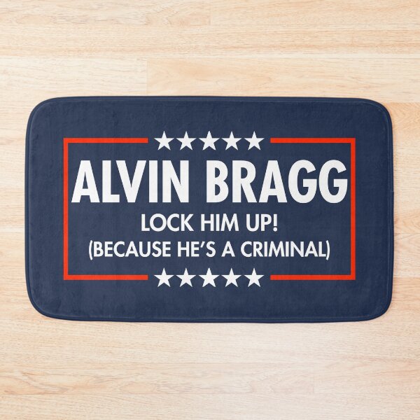 Item preview, Alvin Bragg - Lock Him Up - Because He's a criminal  (Blue) designed and sold by Thelittlelord.